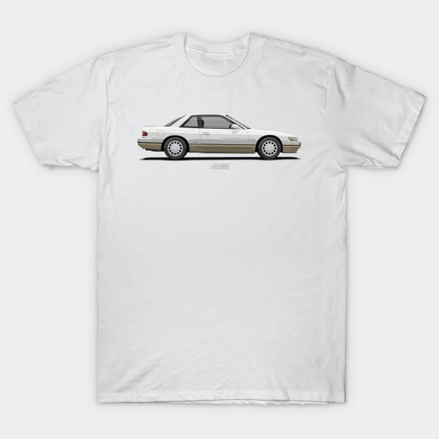 Silvia S13 White Gold T-Shirt by ARVwerks